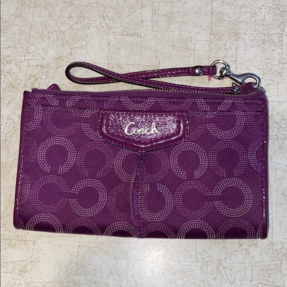 Coach wristlet